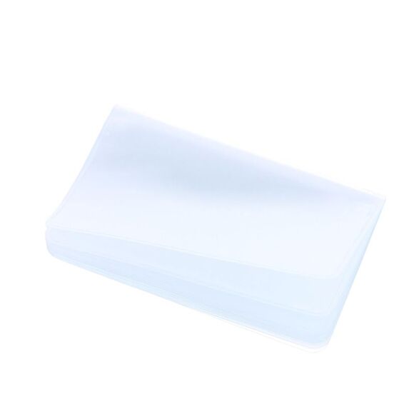 CTM Vinyl Window Inserts for Vertical Bifold or Trifold Wallets (12 Sleeves) - Picture 2 of 3